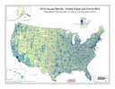 US Population Density Map